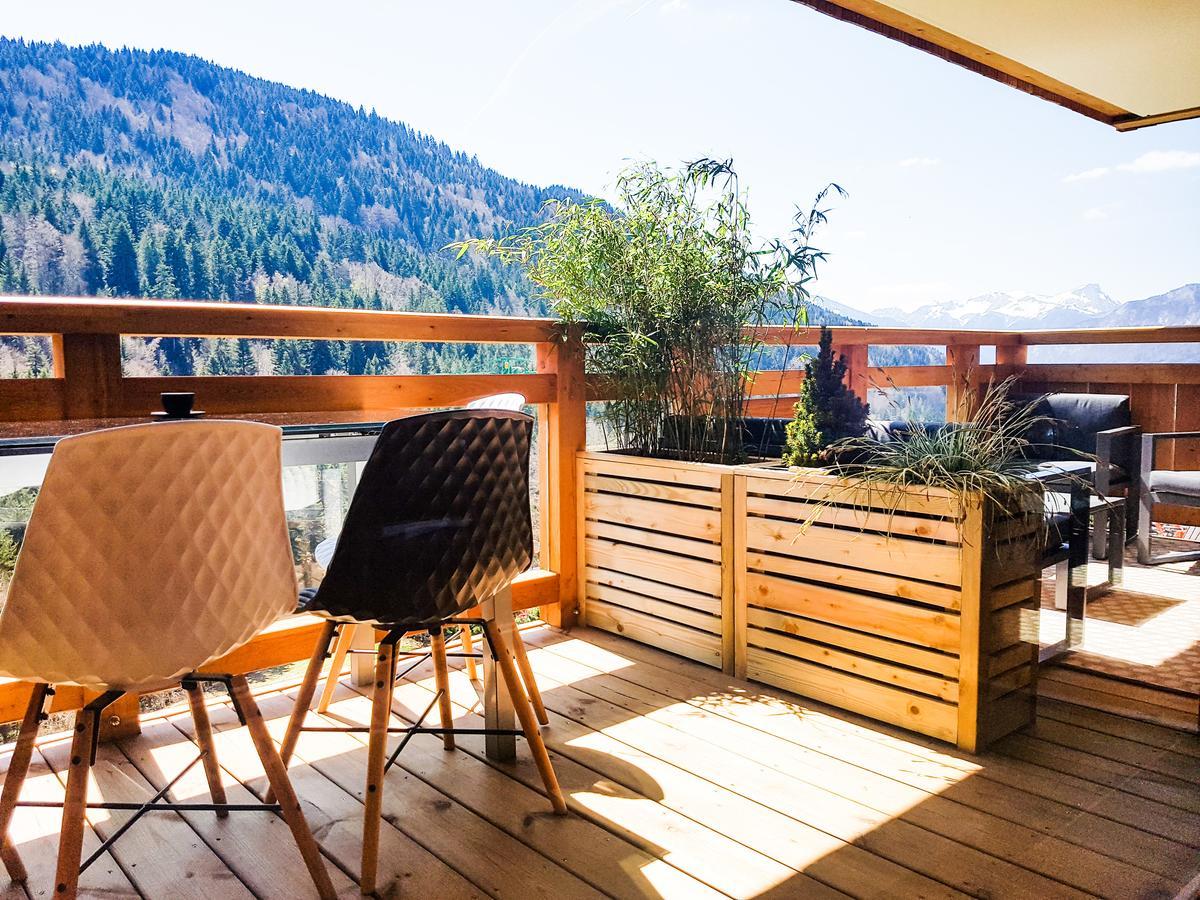 Appt Primeveres - Centre Village, Vue Montagne - Aravistour Сен-Жан-де-Сикст Екстериор снимка